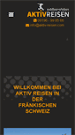 Mobile Screenshot of aktiv-reisen.com