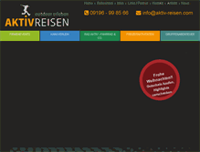 Tablet Screenshot of aktiv-reisen.com